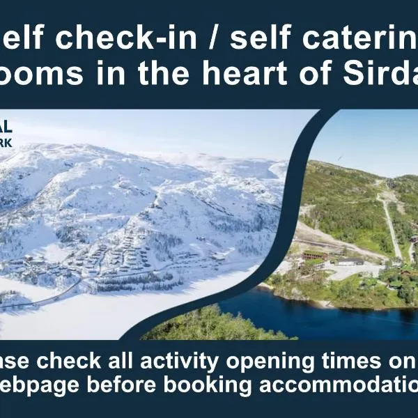 Sirdal fjellpark, hotel in Tjørhom