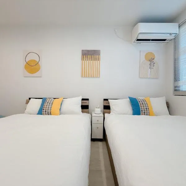 10月1日新上线 道頓堀徒步1分日本橋駅2分黒門市場難波 心斎橋関西空港バス乗り場1分交通便利, hotel em Osaka