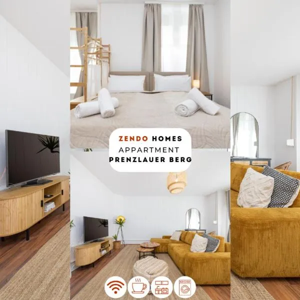 6 P Apartment, Central, Fast Internet, Work Station, Family & Group Friendly, Washer, Kitchen, ξενοδοχείο στο Βερολίνο