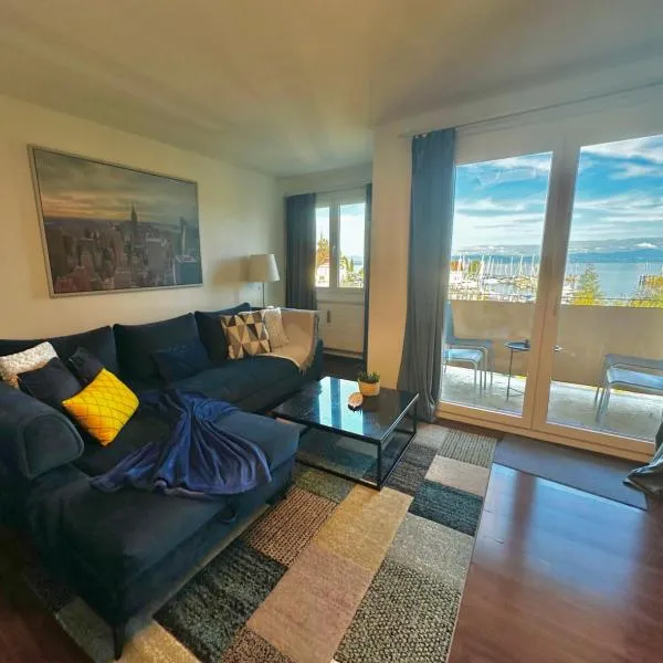 Modern Lakeview Apartment, отель в городе Романсхорн