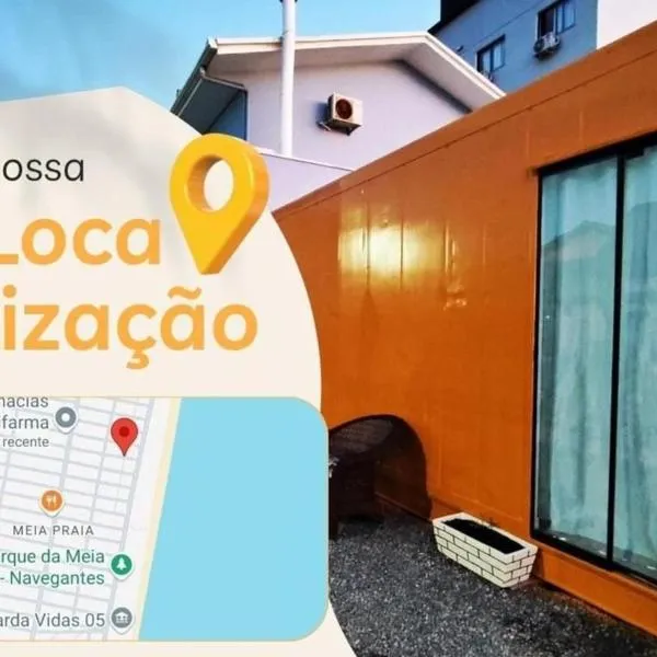 Conteiner Beira Mar Solar Analuz Prox Beto Carrero, hotell i Navegantes