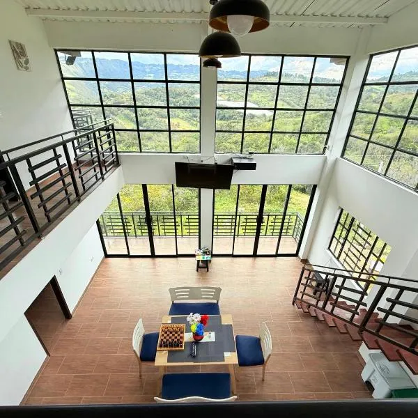 Casa Mirador de la Montaña - Campestre - Villa de Leiva - Moniquira, hotel in Santa Sofía