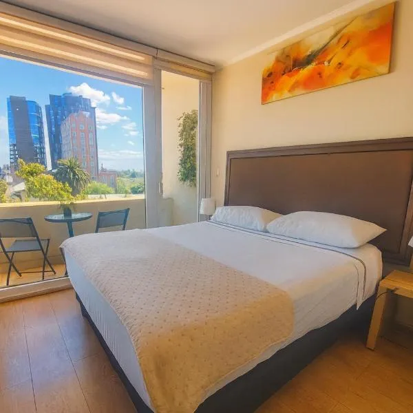 DEPARTAMENTO PREMIUM en Chillán Centro, full equipado, cómodo, con estacionamiento, factura para empresas, wifi de alta velocidad, Hotel in Chillán