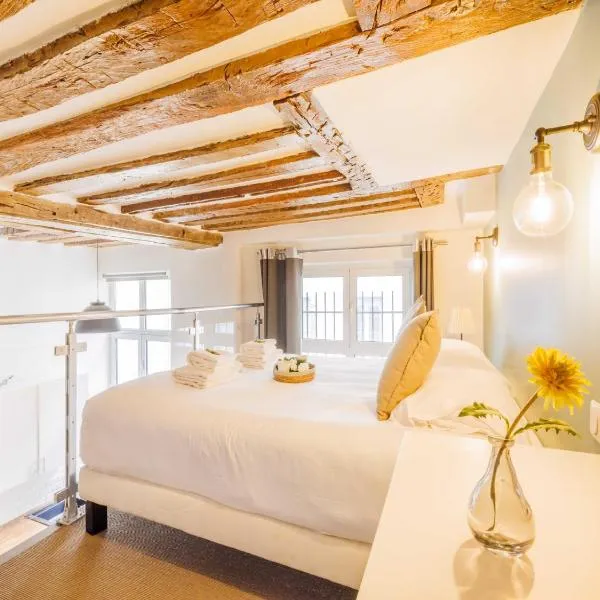 Quiet apartment 1BR 4P - Quartier du Mail, hotel Párizsban