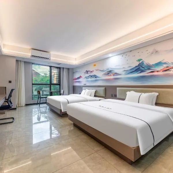 Haier International Hotel Vientiane Wattay Airport Branch offers free airport pick-up and drop-off upon prior reservation.（万象海尔国际大酒店 瓦岱机场店提前预约免费接送机）、ビエンチャンのホテル