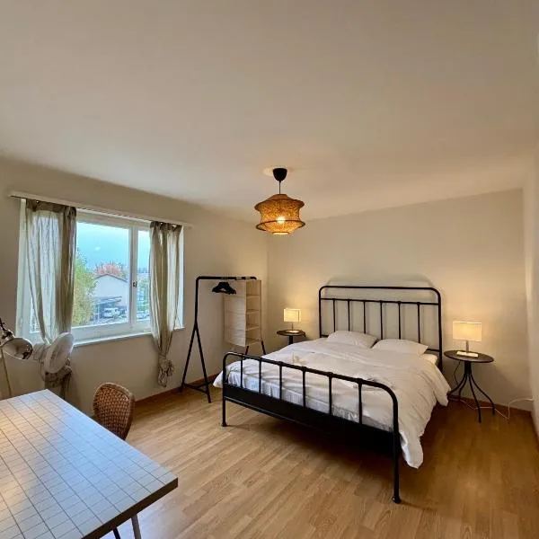 Basic 3-BR Apartment with Balcony Access, ξενοδοχείο στη Ζυρίχη