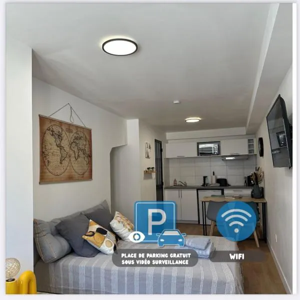 Logement 7 cosy centre et gare, hotel en Poitiers