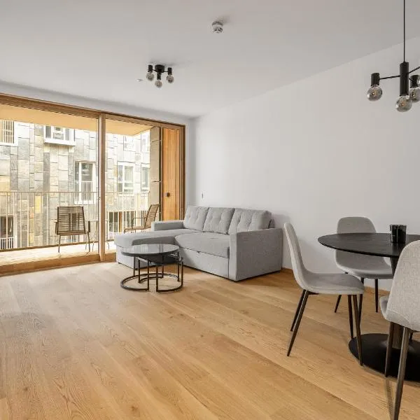Moderne leilighet i Vannkunsten Syd, hotel v Oslu