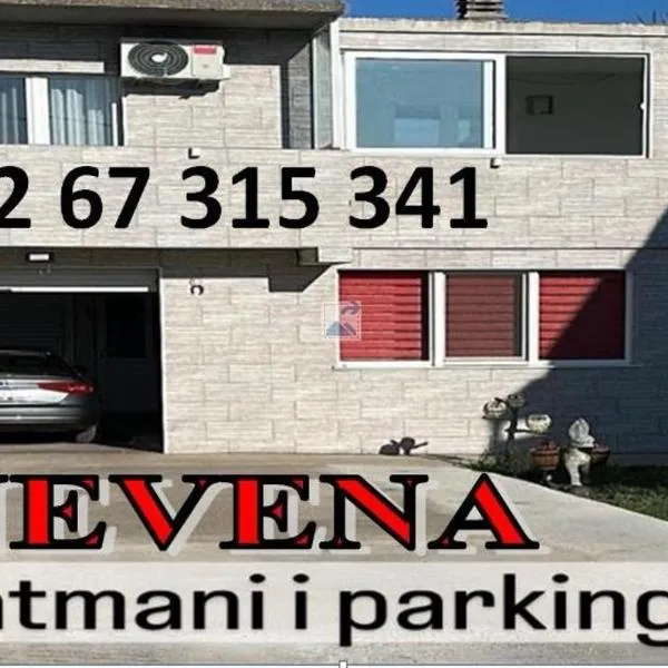 Airport Apartmani Nevena、Mitrovićiのホテル