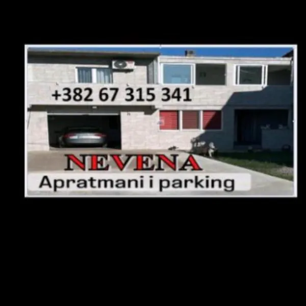 Airport Apartmani Nevena、Mitrovićiのホテル