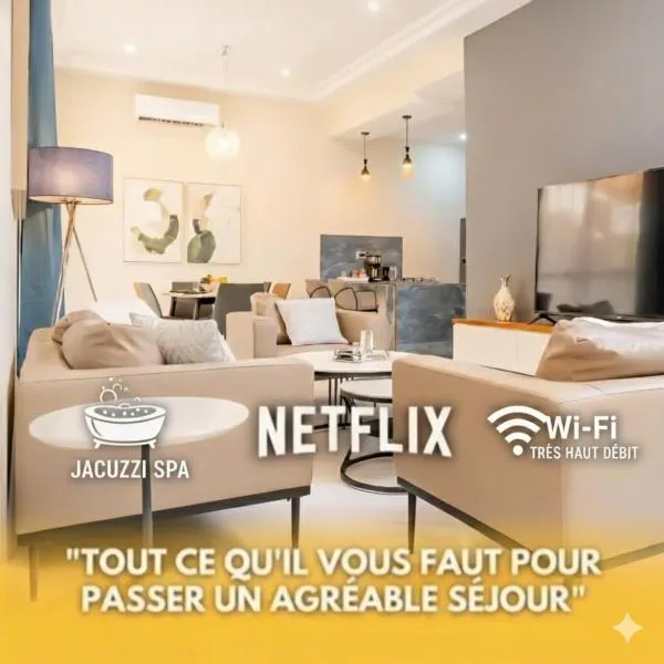 Résidence Akia - Jacuzzi privé & détente moderne, hotel en Pointe-Noire