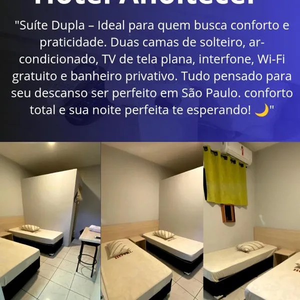 Hotel anoitecer - Rodoviária Tietê, Anhembi, Expo Center, hôtel à São Paulo