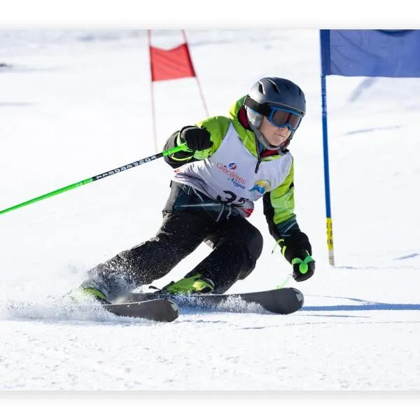 FOUX D ALLOS Piscine 4 personnes, hotel in Allos