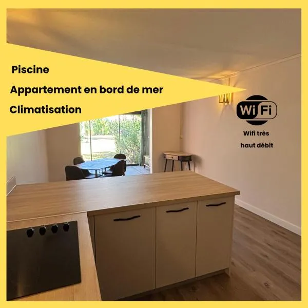 Ti Caz Lagon I T2 I piscine Front de mer Hermitage, hotel in Saint-Paul