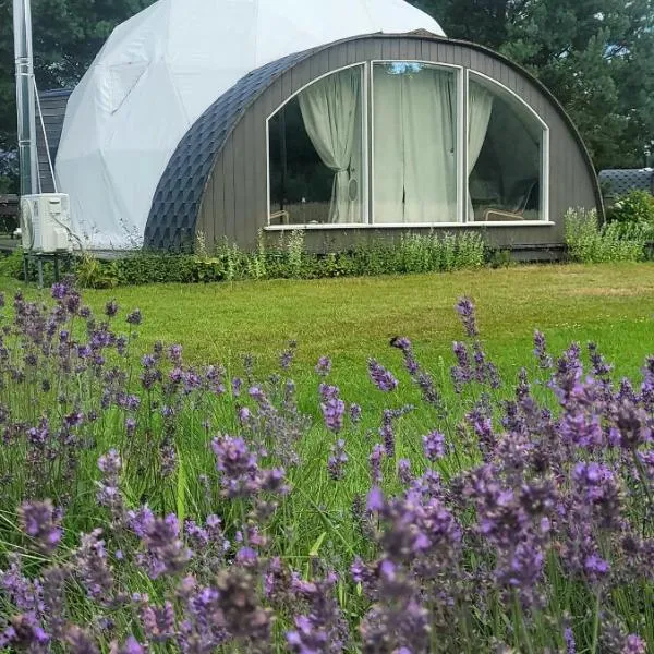 Glempings Anemones、Plieņciemsのホテル