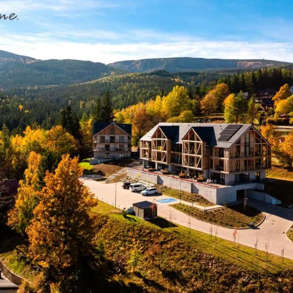 Wonder Home - Orlik Residence - Apartamenty z widokiem na Śnieżkę, blisko wyciągów, Ski Arena i Kościółka Wang, hôtel à Karpacz