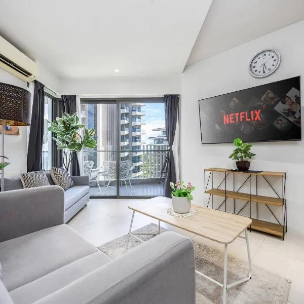 Dominiks spacious classic family VIP 1 Bedroom Tambuli Balcony Pool Beach, hotel en Lapu Lapu City