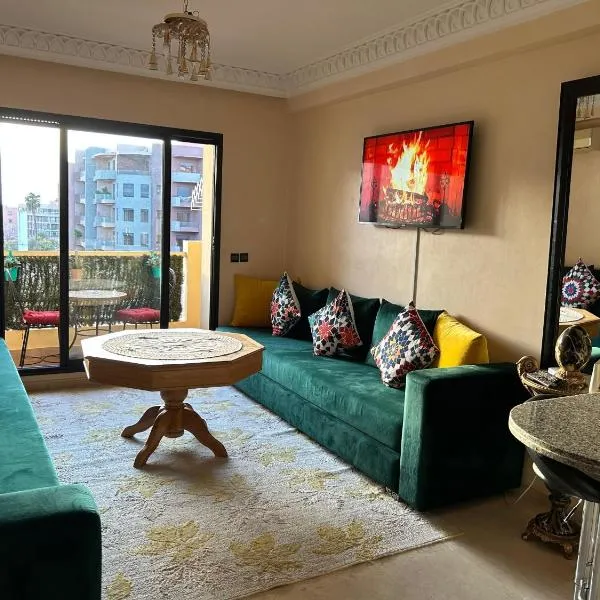 Guéliz Horizon - Central Apartment in Miramas2, hotel en Marrakech