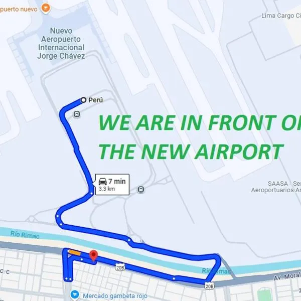 Hospedaje - A y C Taxi- Airport - Accommodation, hotel en Lima