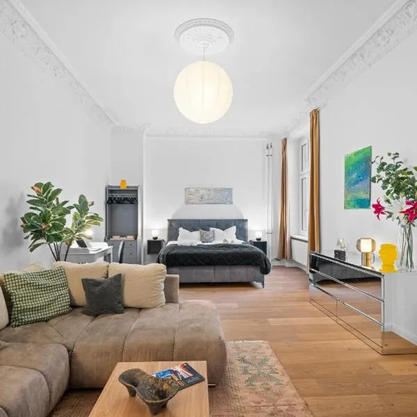 Loftly Kant99 - Zentral - 90m2 - Self Check-In - 300 Mbit, ξενοδοχείο στο Βερολίνο