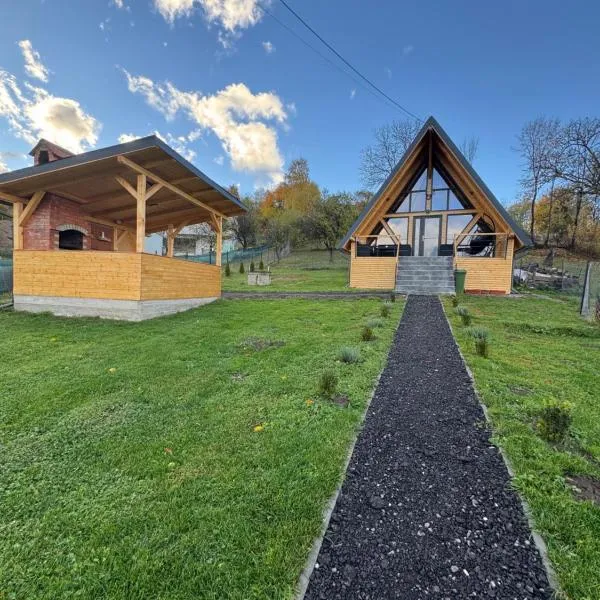 Cabana Bucegi View A-Frame Bran、プレデルツのホテル