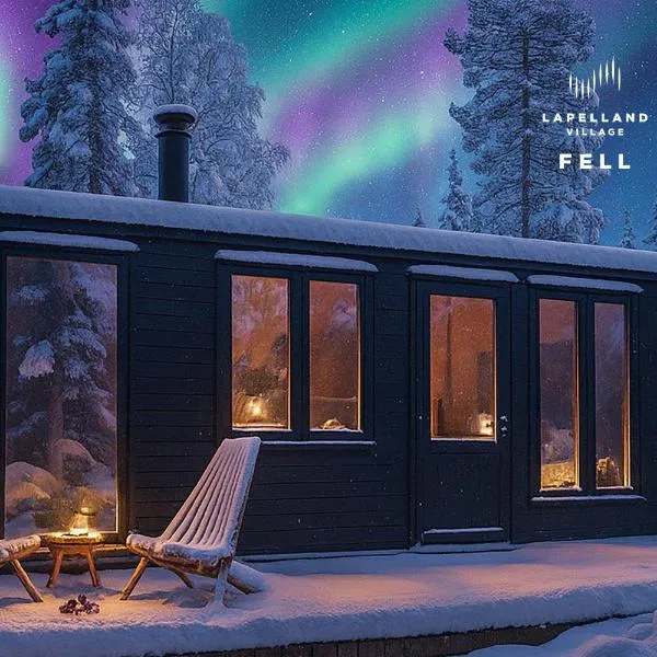 Lapland Landscape XL Cabin with Nature View, Sauna, Fireplace & Kitchen, Sodankylä, Luosto, Fell Village, khách sạn ở Luosto