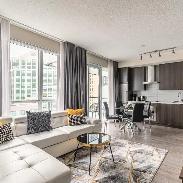 Modern 1 Bedroom Condo Front Street Downtown Toronto, hotel en Toronto
