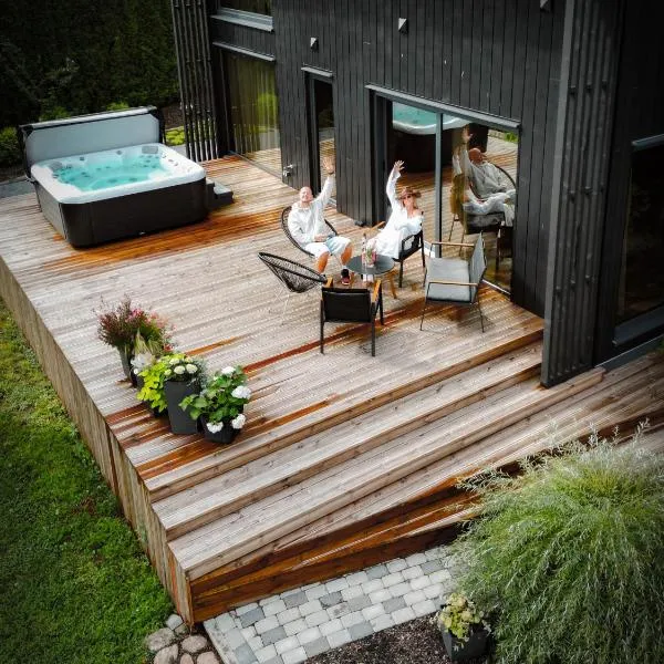 Villa Lakstīgalas Lux, khách sạn ở Skrīveri