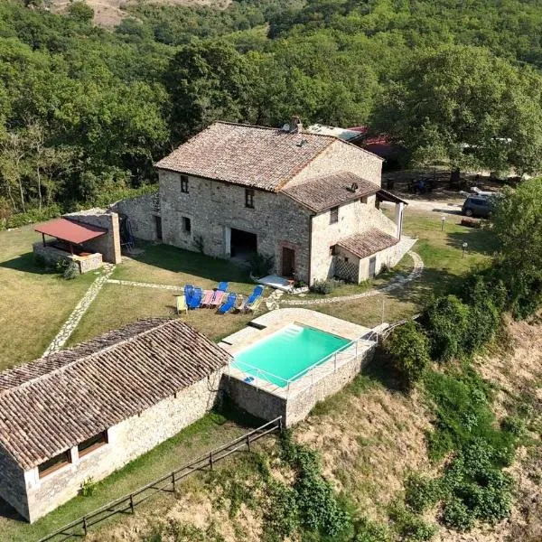 CASALE AL LAGO con PISCINA E SAUNA, hotel en Corbara