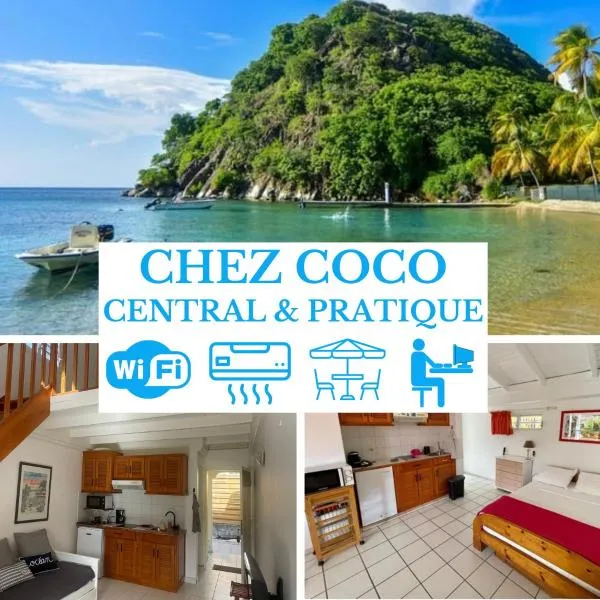 Appartements CHEZ COCO - Résidence de charme au coeur de Terre-de-haut - Clim, kitchenette, terrasse et Wifi - Proche Centre & Plage, hotel v destinaci Terre-de-Haut