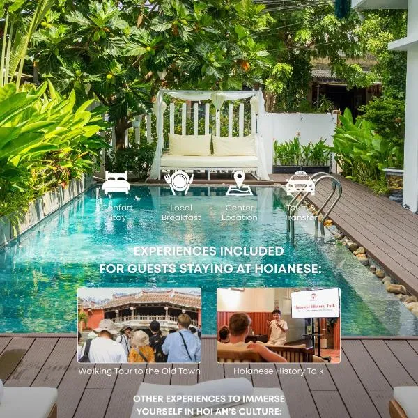 Hoianese Pool & Sunset Hotel - A Member Of Hoianese Cultural Experiential Hotel、ホイアンのホテル