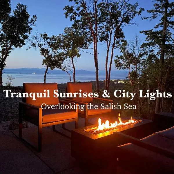 Mountain Suite - Fully Equipped Kitchen - Ocean View Fire Pit - Heated Bathroom Floor - WD, hotel in Nanaimo