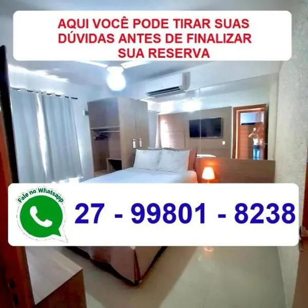 MELHOR ESCOLHA - 2 Quartos com AR CONDICIONADOS SPLIT, Air Fryer, Wi-Fi, Disney Plus, Star Plus, HBO Max, Cadeiras de Praia, Caixa Térmica - 7 pessoas - Localização Nobre - CONFORTO Máximo!, hotel in Guarapari
