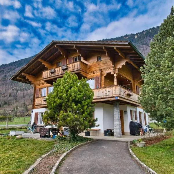 Kiwi Chalet - Mountain Views & Cozy NZ Vibes, hotel v destinaci Goldswil