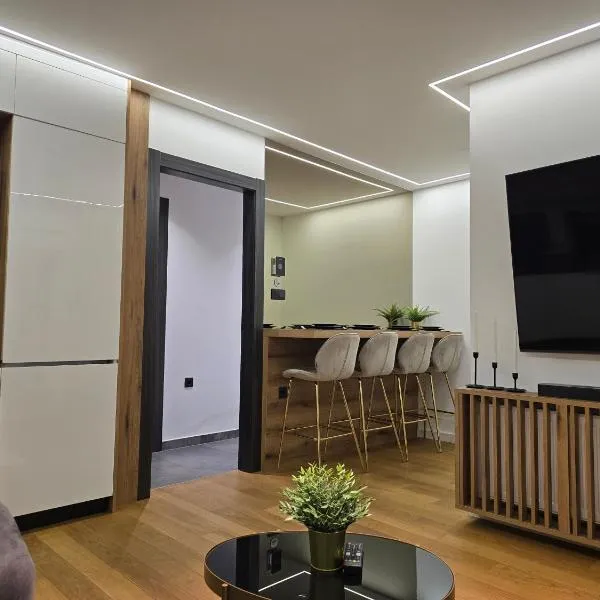 Osijek LUXURY Center Apartment - self check in, 2 parking spaces, balcony, elevator, hotel v destinaci Osijek