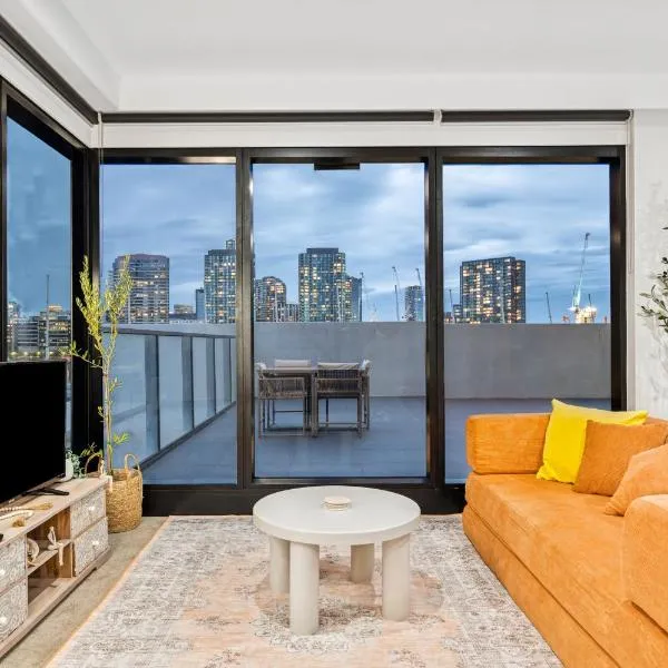 Luxury Marina Tower Stay Waterfront & City Views, hotel en Melbourne