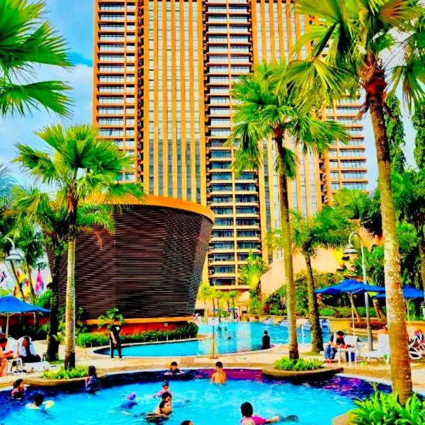 Dream stay suite at Times Square big swimming pool, hotel v Kuala Lumpur