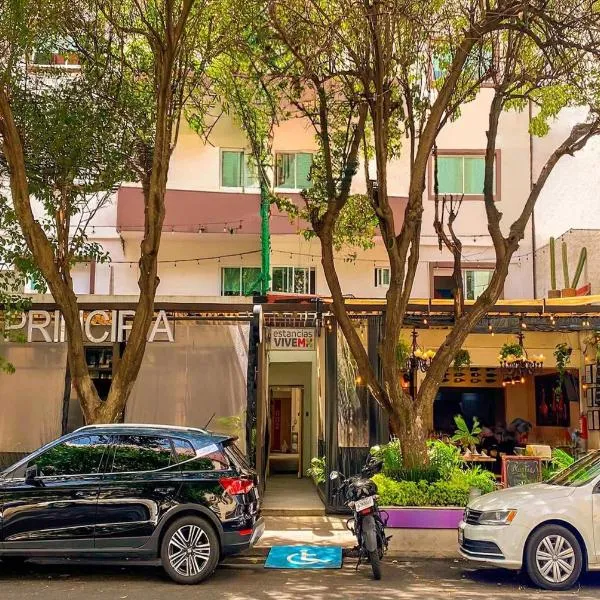 Hotel Estancias VIVE MX wtc CDMX, Trademark by Wyndham, hotel in Mexico-Stad