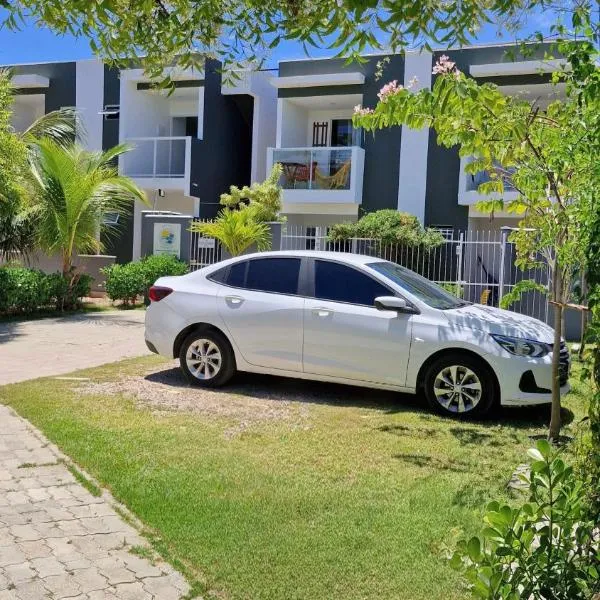 MSFlats Paripueira Praia Wifi Ar Cozinha e Varanda Nascente c Rede、パリプエイラのホテル