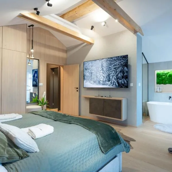 Apartmanica Chalet 5B private wellness, garage, Donovaly, hotel in Donovaly