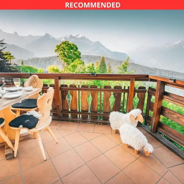 Clouds Apartment Alpin Luxury View and Pool, hotel in Villars-sur-Ollon