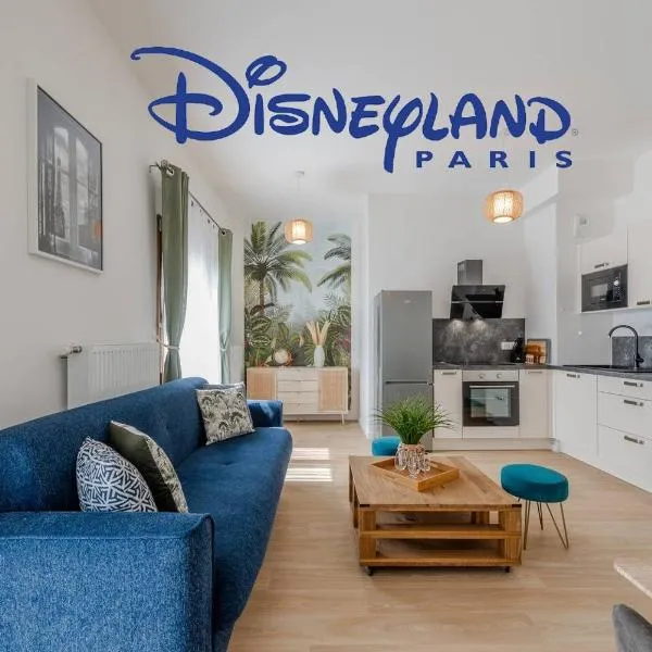 Cosy Apartment - Parking, Garden,10mn from Disneyland!, hotel in Montévrain