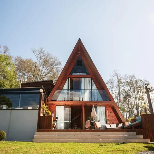 Chalé Bela Vista Montanha Capivari、カンピナ・グランデ・ド・スーのホテル