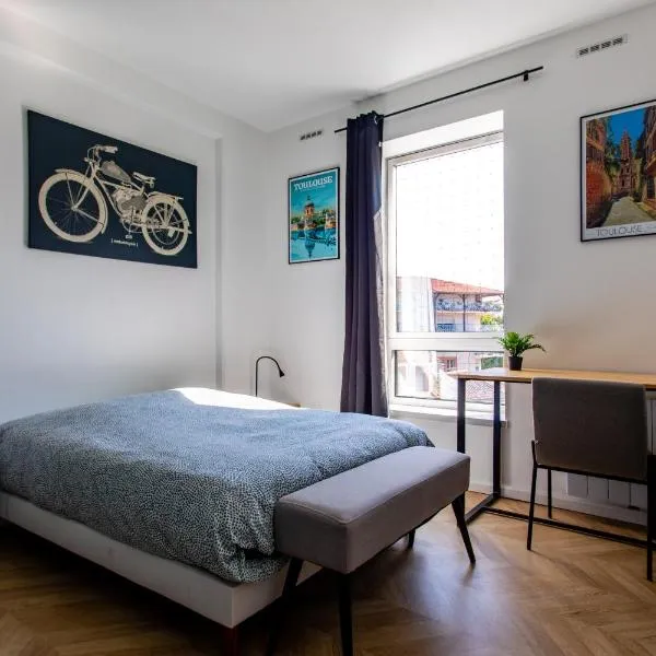 Cocon Moderne Compans Caffarelli - Métro, Charme & Confort, hotel in Toulouse