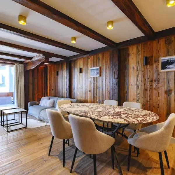 Luxury suite 70m2 balcon courchevel1850 parking, Hotel in Courchevel