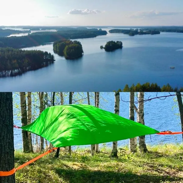Alaska Tree Tents Linnansaari、サヴォンリンナのホテル