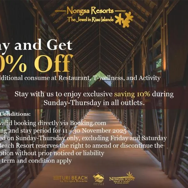 トゥリ ビーチ リゾート（Turi Beach Resort）、ノンガサのホテル