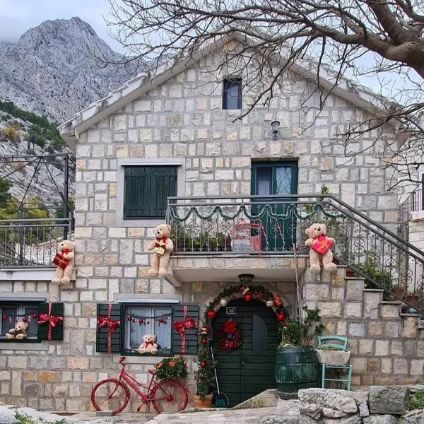 Sea view stone house Donkey, hotel v destinaci Baška Voda
