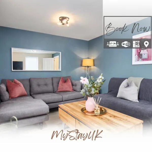 Three BR House By MyStayUK Short Lets & Serviced Accommodation Coventry With Free Parking & Free Wifi, hotel v destinaci Canley