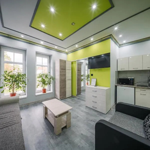 White House Apartman Miskolc, Green Room, Hotel in Miskolc